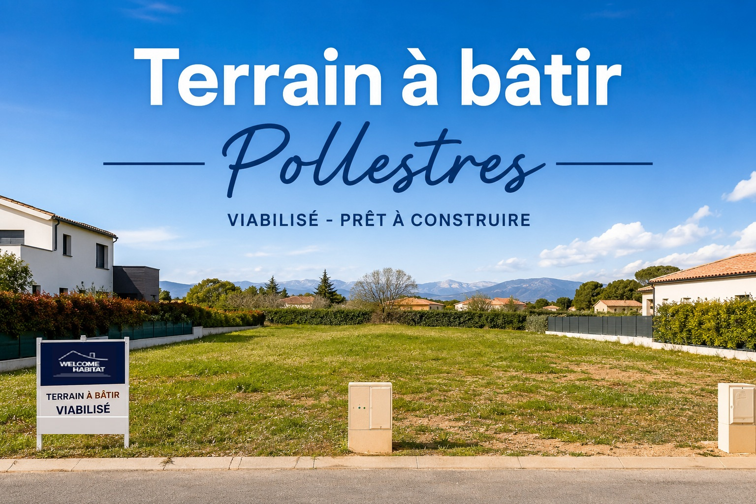 Terrain à bâtir de 200 m2 à Pollestres